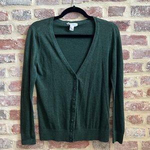 Green Forever 21 Cardigan